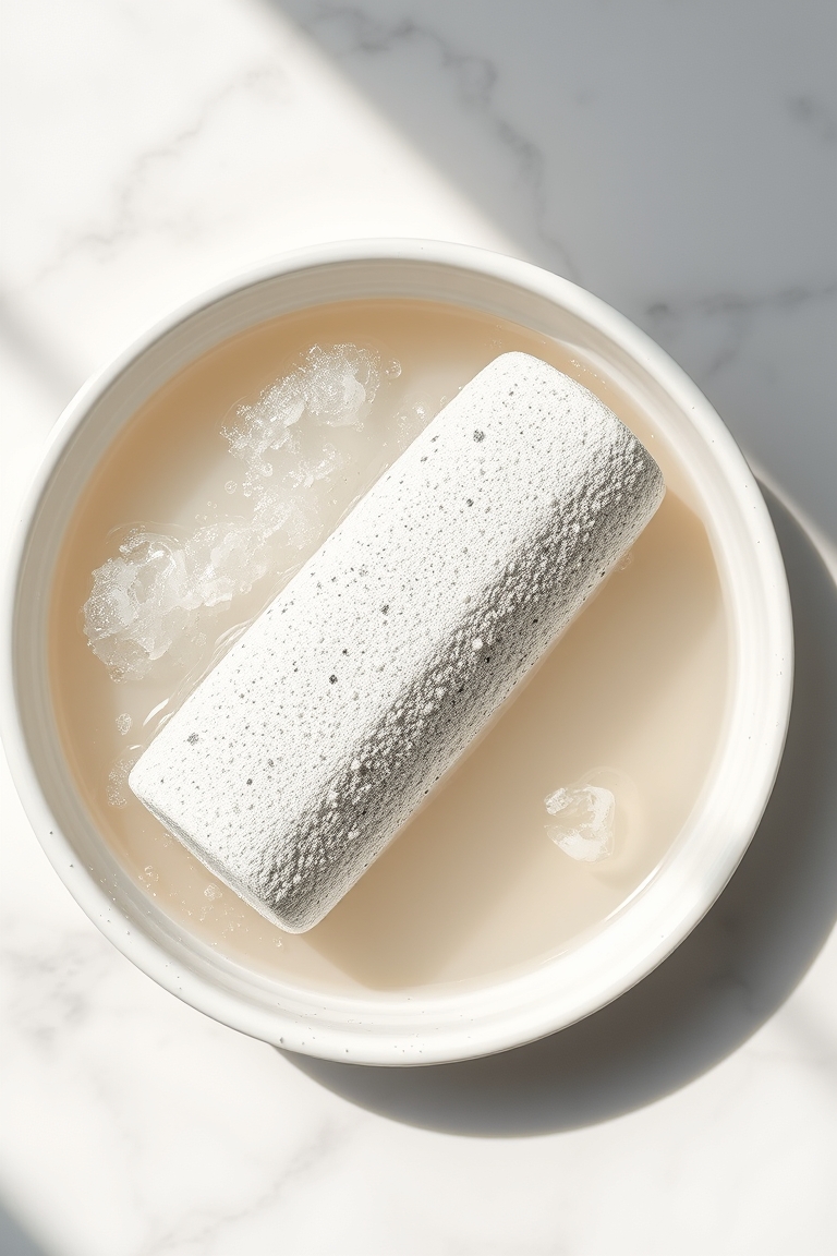 Using a pumice stone for effective callus care