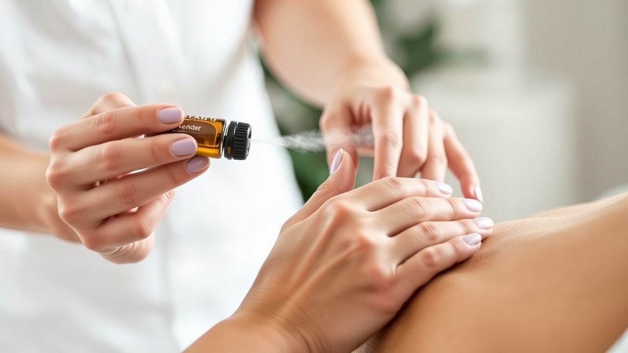calming scents in a massage room