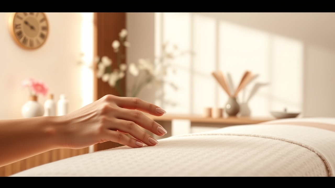 essential oils for stress applied during a massage