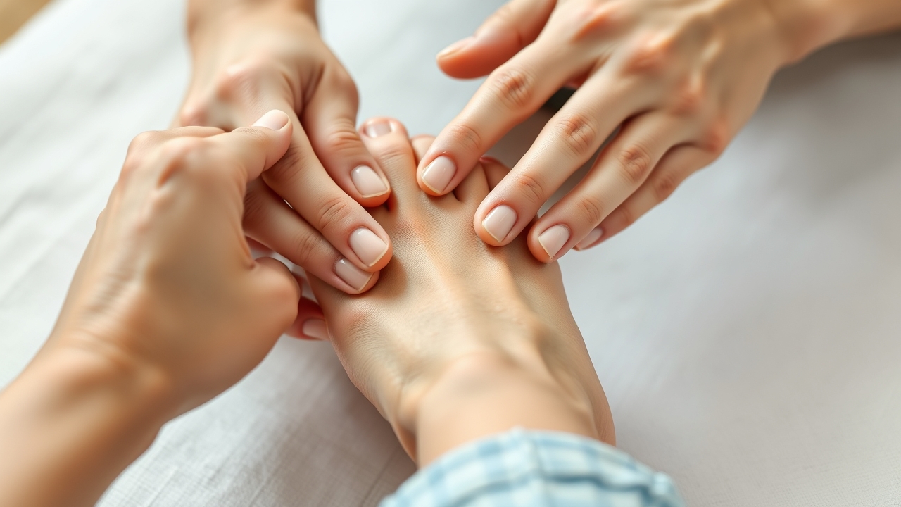 foot massage benefits in action