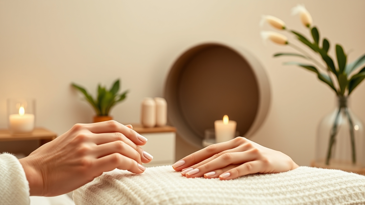 fresh nails tips step-by-step illustration